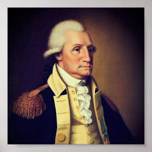 Portret van George Washington (1790) Poster (Voorkant)