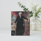Portret van George Washington, 1796 Briefkaart (Staand voorkant)