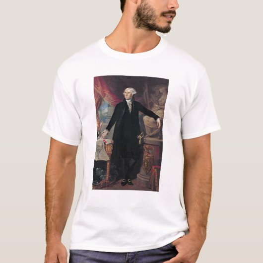 Portret van George Washington, 1796 T-shirt (Voorkant)