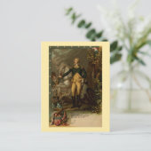 Portret van George Washington Briefkaart (Staand voorkant)