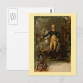 Portret van George Washington Briefkaart (Voorkant / Achterkant)