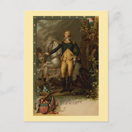 Portret van George Washington Briefkaart (Voorkant)