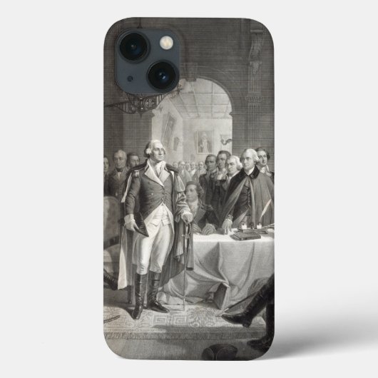  portret van George Washington Case-Mate iPhone Case (Achterkant)