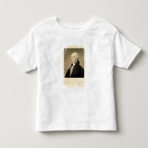 Portret van George Washington, gegraveerd door Wil Kinder Shirts