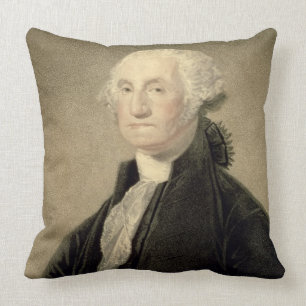 Portret van George Washington, gegraveerd door Wil Kussen
