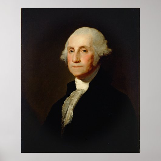 Portret van George Washington Gilbert Stuart Poster (Voorkant)