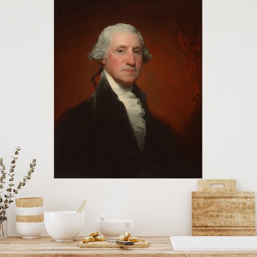 Portret van George Washington Gilbert Stuart Poster (Keuken)