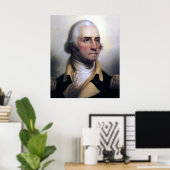 Portret van George Washington Poster (Thuiskantoor)