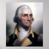Portret van George Washington Poster (Voorkant)