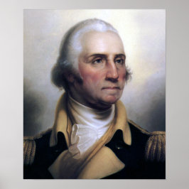Portret van George Washington Poster
