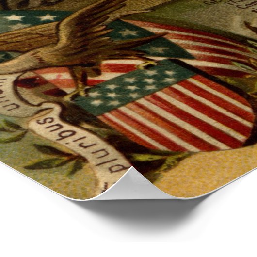 Portret van George Washington Poster (Hoek)