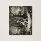  portret van George Washington Praying Legpuzzel (Verticaal)