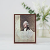 Portret van George Washington, van Gilbert Stuart Briefkaart (Staand voorkant)