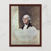 Portret van George Washington, van Gilbert Stuart Briefkaart (Voorkant)
