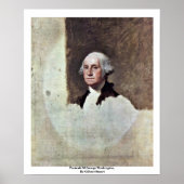 Portret van George Washington, van Gilbert Stuart Poster (Voorkant)