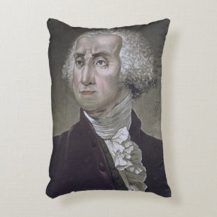 Portret van George Washington van Le Costume An Accent Kussen