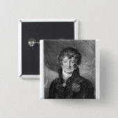Portret van Georges Cuvier Vierkante Button 5,1 Cm (Voorkant /achterkant)