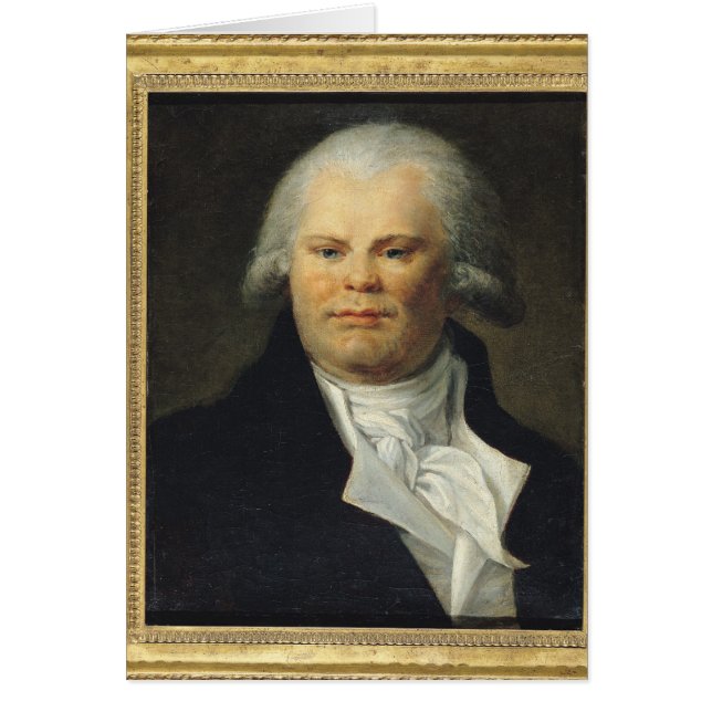 Portret van Georges Danton (Voorkant)