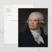 Portret van Georges Danton Briefkaart (Voorkant / Achterkant)