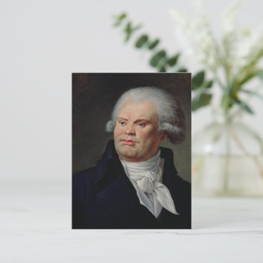 Portret van Georges Danton Briefkaart (Staand voorkant)
