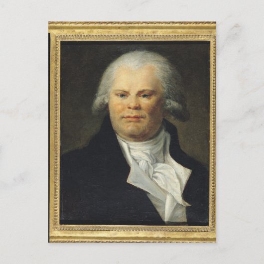 Portret van Georges Danton Briefkaart (Voorkant)