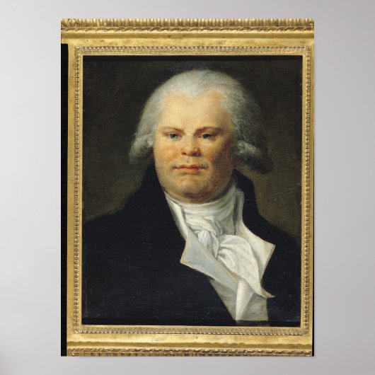 Portret van Georges Danton Poster (Voorkant)