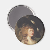 Portret van Georgiana, hertogin van Devonshire Magneet (Voorkant / Achterkant)