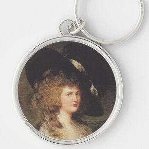 Portret van Georgiana, hertogin van Devonshire Sleutelhanger