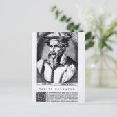 Portret van Gerard Mercator Briefkaart (Staand voorkant)