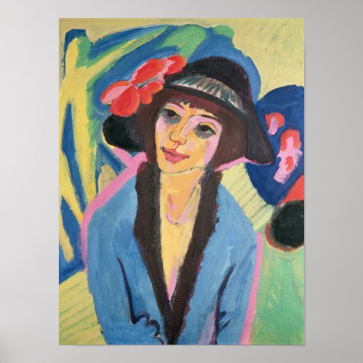 Portret van Gerda Poster (Voorkant)