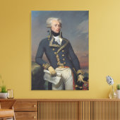 Portret van Gilbert Motier als luitenant Canvas Afdruk (Insitu (Woonkamer))