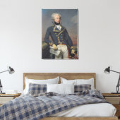 Portret van Gilbert Motier als luitenant Canvas Afdruk (Insitu (Slaapkamer))