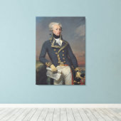 Portret van Gilbert Motier als luitenant Canvas Afdruk (Insitu (Houten vloer))