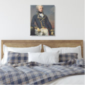 Portret van Gilbert Motier als luitenant Canvas Afdruk (Insitu (Slaapkamer))
