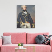 Portret van Gilbert Motier als luitenant Canvas Afdruk (Insitu (Woonkamer))