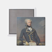 Portret van Gilbert Motier als luitenant Magneet (Voorkant / Achterkant)
