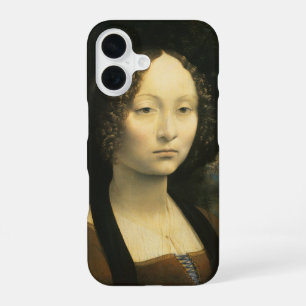 Portret van Ginevra Benci door Leonardo da Vinci iPhone 16 Hoesje
