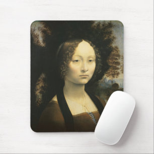 Portret van Ginevra Benci door Leonardo da Vinci Muismat