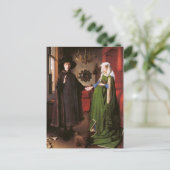 Portret van Giovanni Arnolfini en zijn vrouw Briefkaart (Staand voorkant)