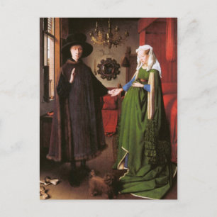 Portret van Giovanni Arnolfini en zijn vrouw Briefkaart