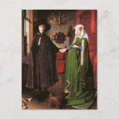 Portret van Giovanni Arnolfini en zijn vrouw Briefkaart (Voorkant)
