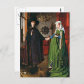 Portret van Giovanni Arnolfini en zijn vrouw Briefkaart (Voorkant / Achterkant)