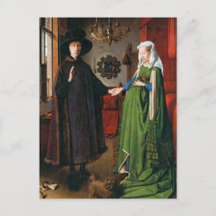 Portret van Giovanni Arnolfini en zijn vrouw Briefkaart