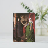 Portret van Giovanni Arnolfini en zijn vrouw Briefkaart (Staand voorkant)