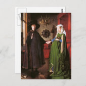 Portret van Giovanni Arnolfini en zijn vrouw Briefkaart (Voorkant / Achterkant)