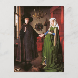 Portret van Giovanni Arnolfini en zijn vrouw Briefkaart
