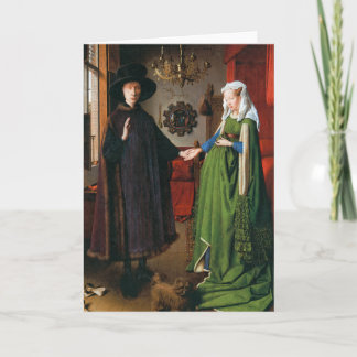 Portret van Giovanni Arnolfini en Zijn Vrouw Kaart