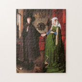 Portret van Giovanni Arnolfini en zijn vrouw Legpuzzel (Verticaal)