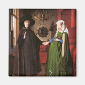 Portret van Giovanni Arnolfini en zijn vrouw Magneet (Voorkant)