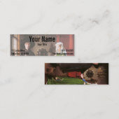 Portret van Giovanni Arnolfini en zijn vrouw Mini Visitekaartje (Voorkant / Achterkant)